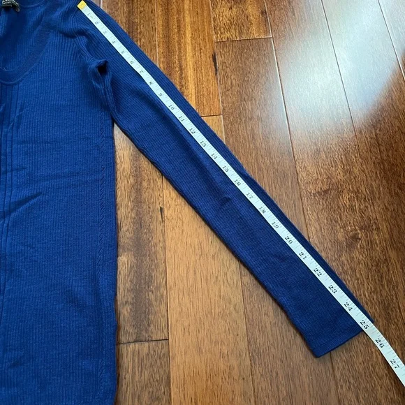 NWOT Banana Republic Royal Blue Merino Wool Sweater - Picture 7 of 8